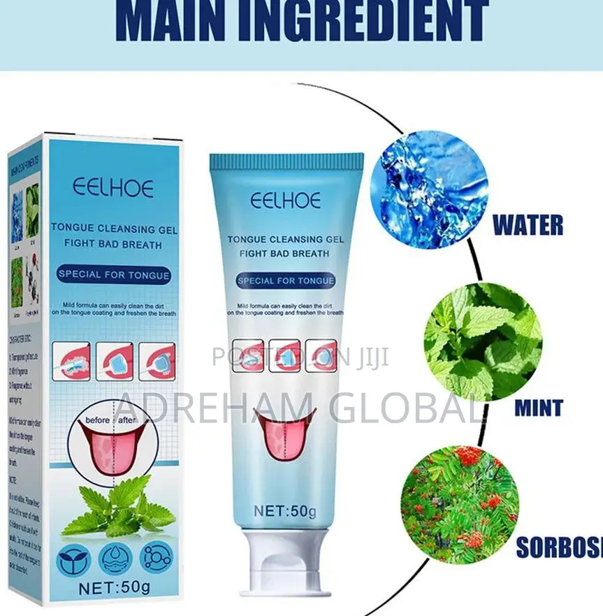 Eelhoe Tongue Cleaning Kit Fresh Mint to Fight Bad Breath