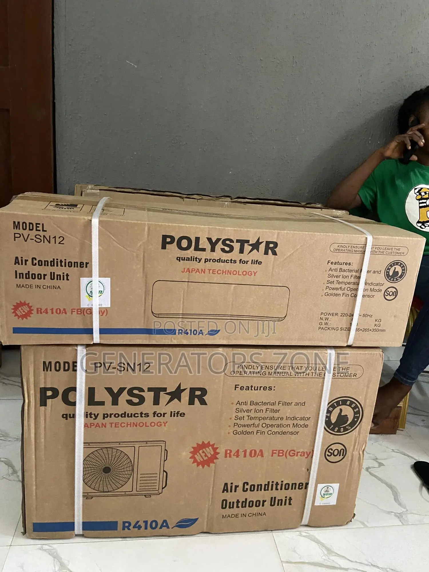 Brand New Polystar 1.5hp Non-Inverter AC