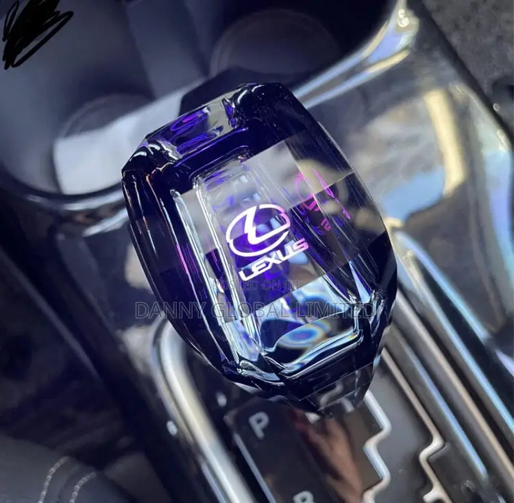 Unique Universal Fit Glass Glowing Gear Knob