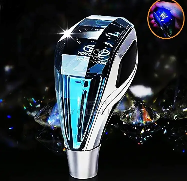 Unique Universal Fit Glass Glowing Gear Knob