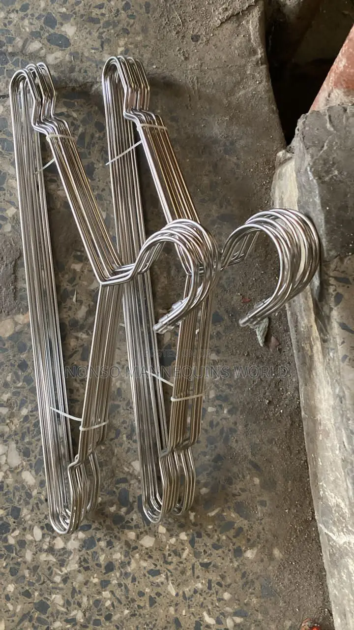 New Imported Plain Stainless Steel Hangers
