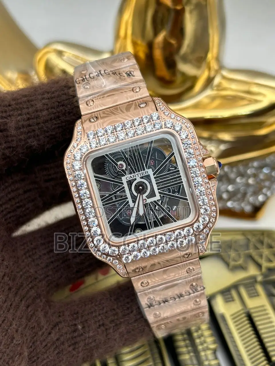 Original CARTIER MECHANICAL GOLD WATCH Available in Store