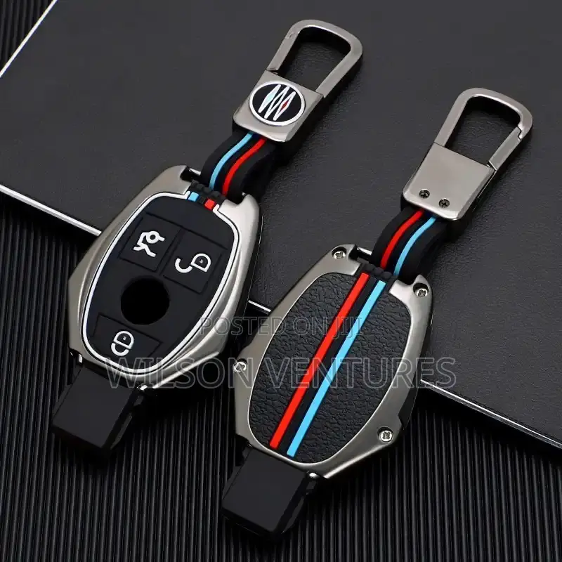 Alloy Car Key Case Protector Cover For Mercedes Benz