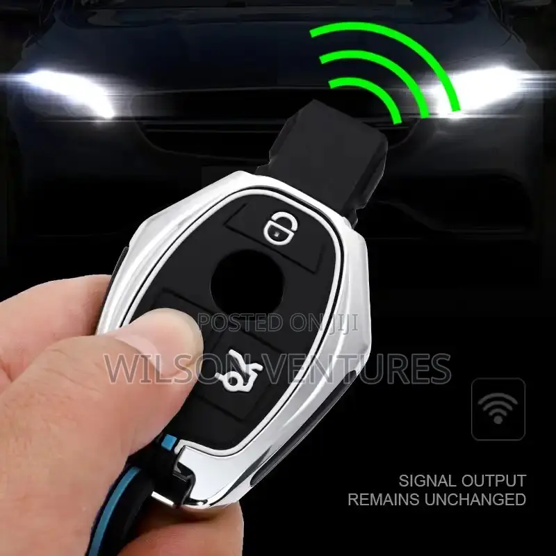 Alloy Car Key Case Protector Cover For Mercedes Benz