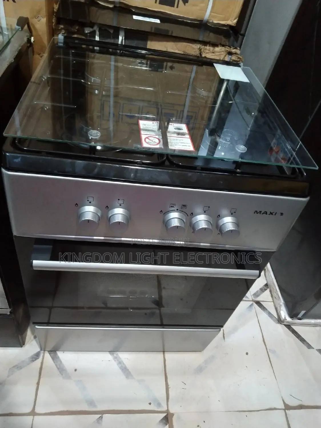 Original Maxi 60x60cm 4 ALL Gas Cooker.