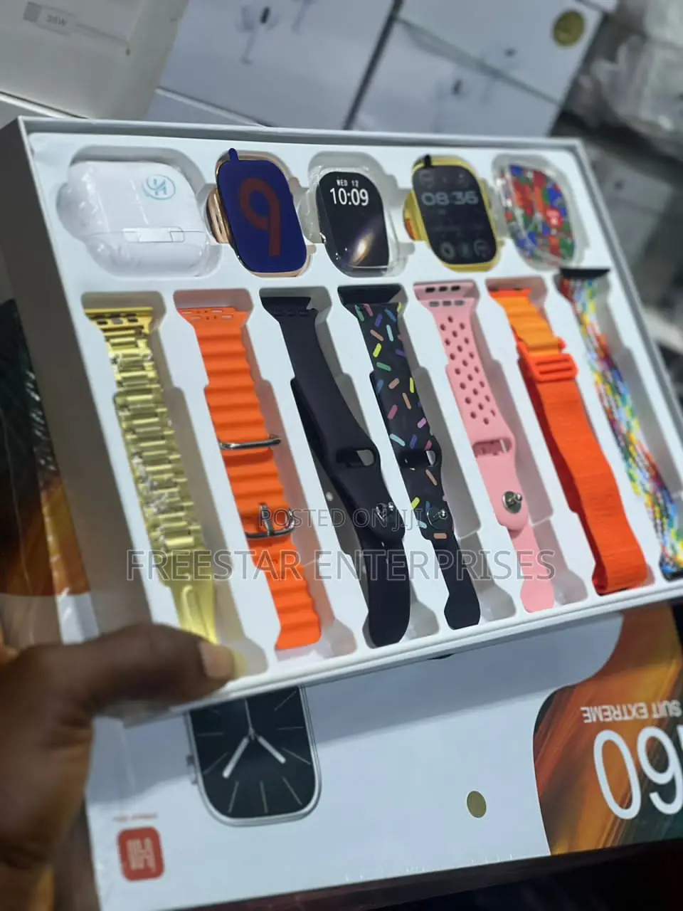 I60 Suit Extreme 2 Smart Watches Earphone 7 Straps.