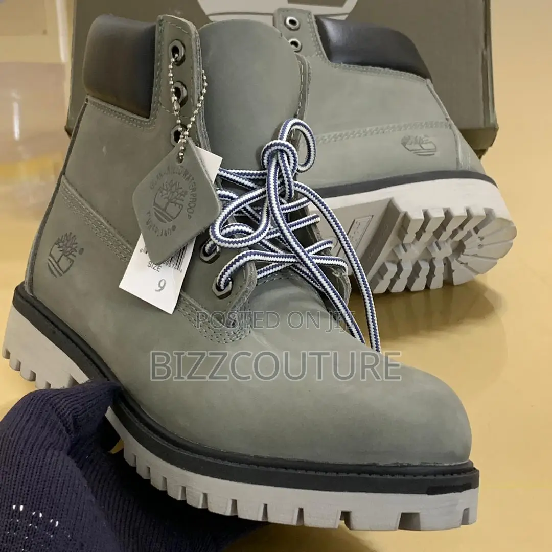Original Timberland Gray Boots Available in Store