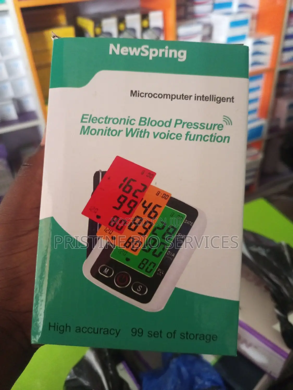 Electronic Blood Pressure Monitor With Voice