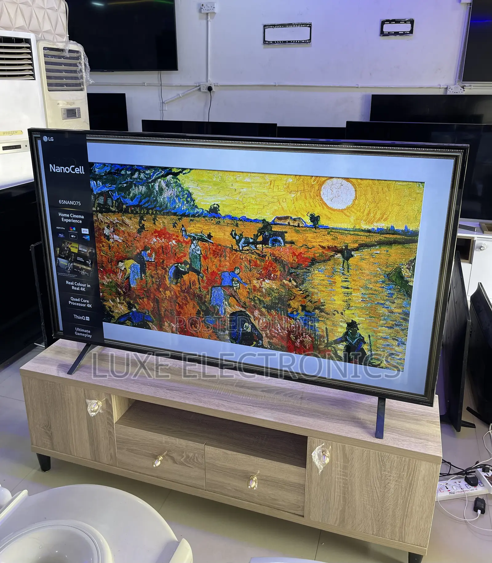 65 Inches LG NANOCELL Webos Aithinq Smart Tv