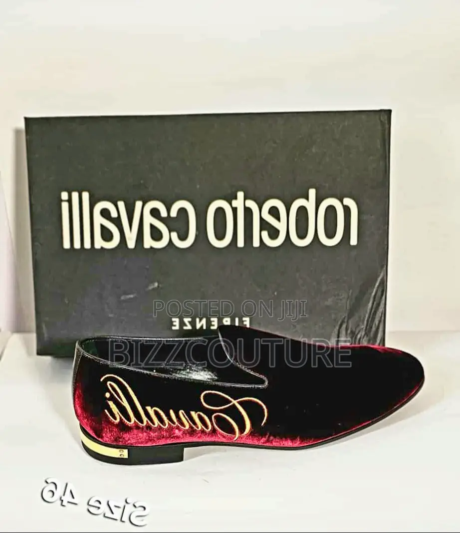 Original Italian ROBERTO CAVALLI Loafers Available in Store