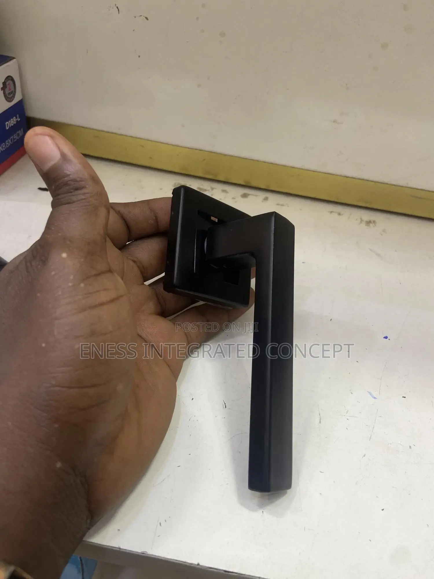 Black Coated Antirust Door Lock Set