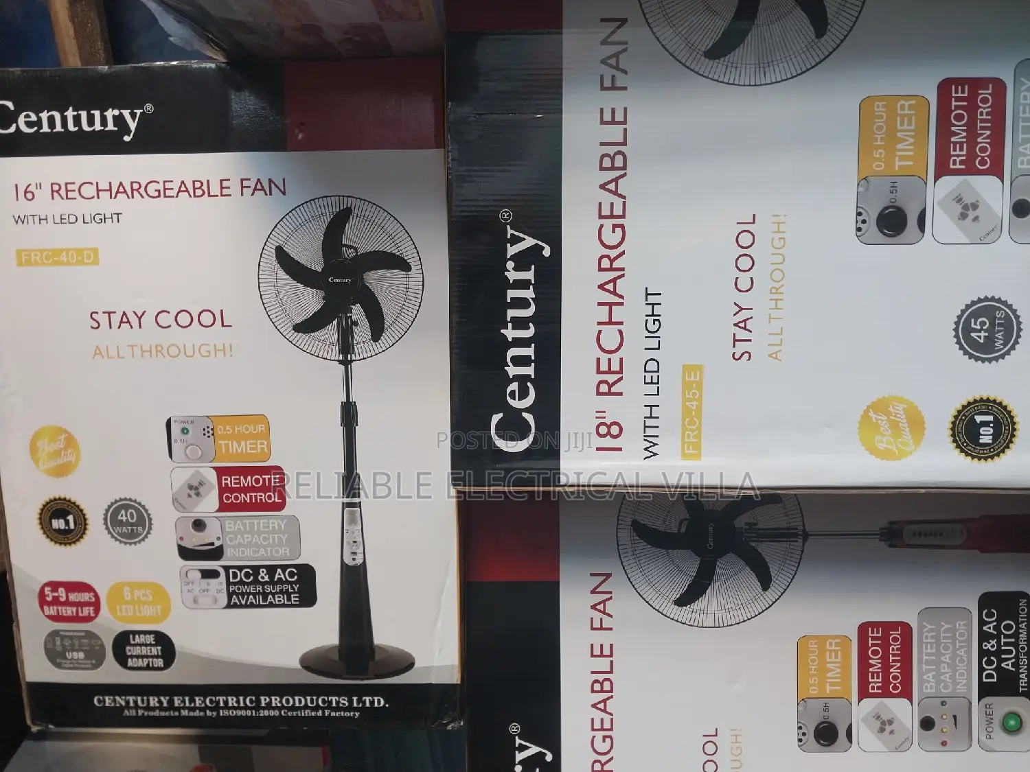 Rechargeable Standing Fan