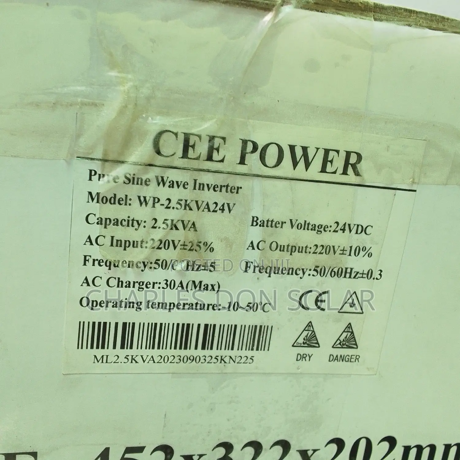 2.5kva Cee Power
