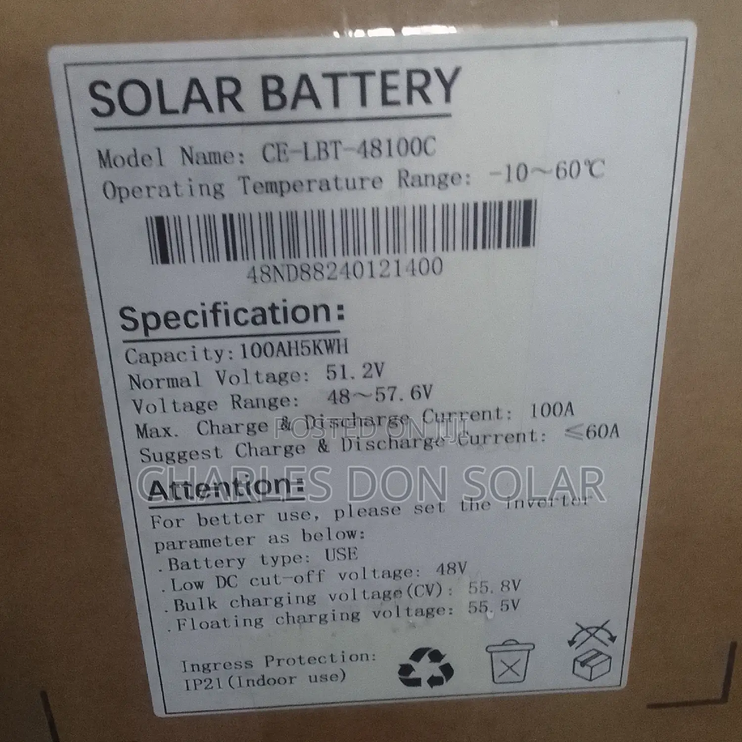 5kwh Lithium Battery