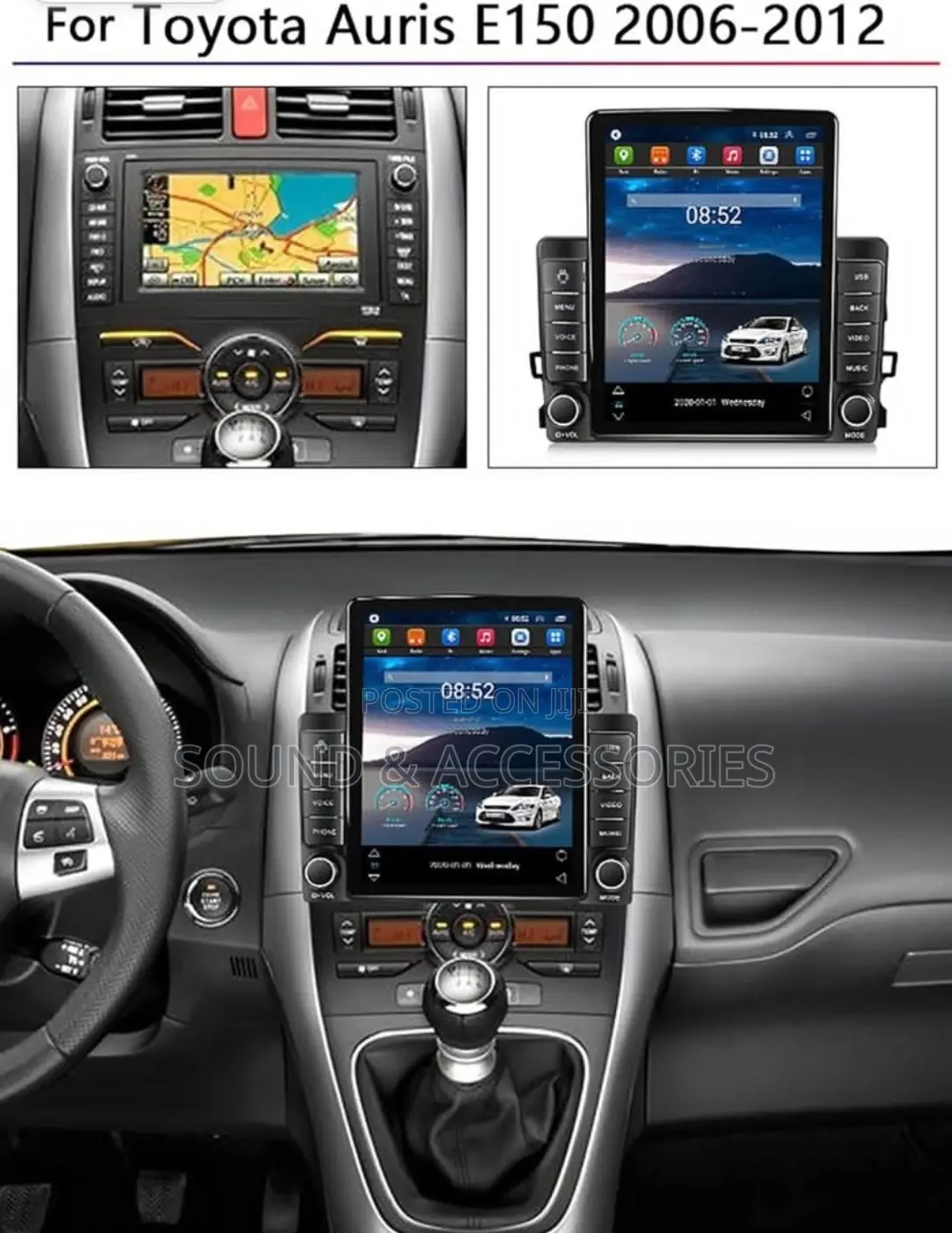 Toyota Auris 2006-2012 Tesla Android GPS Navigation System