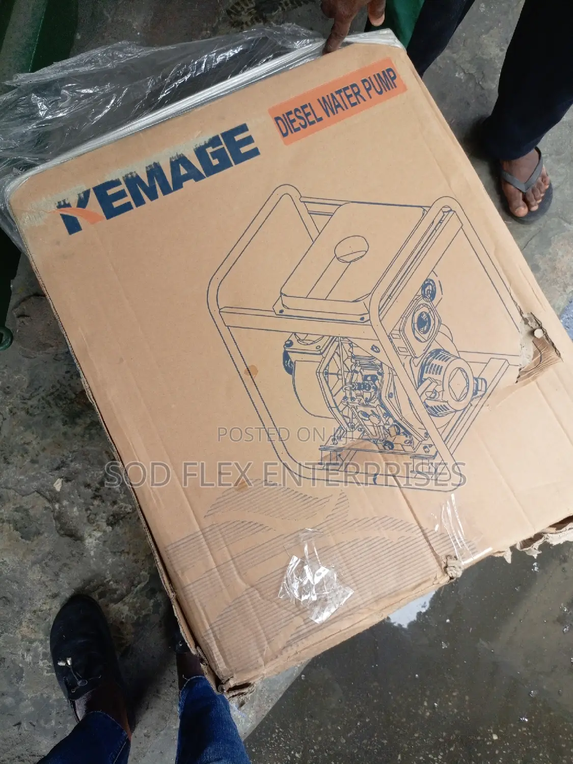 4" Kemage Rugged Diesel Pumping Machine