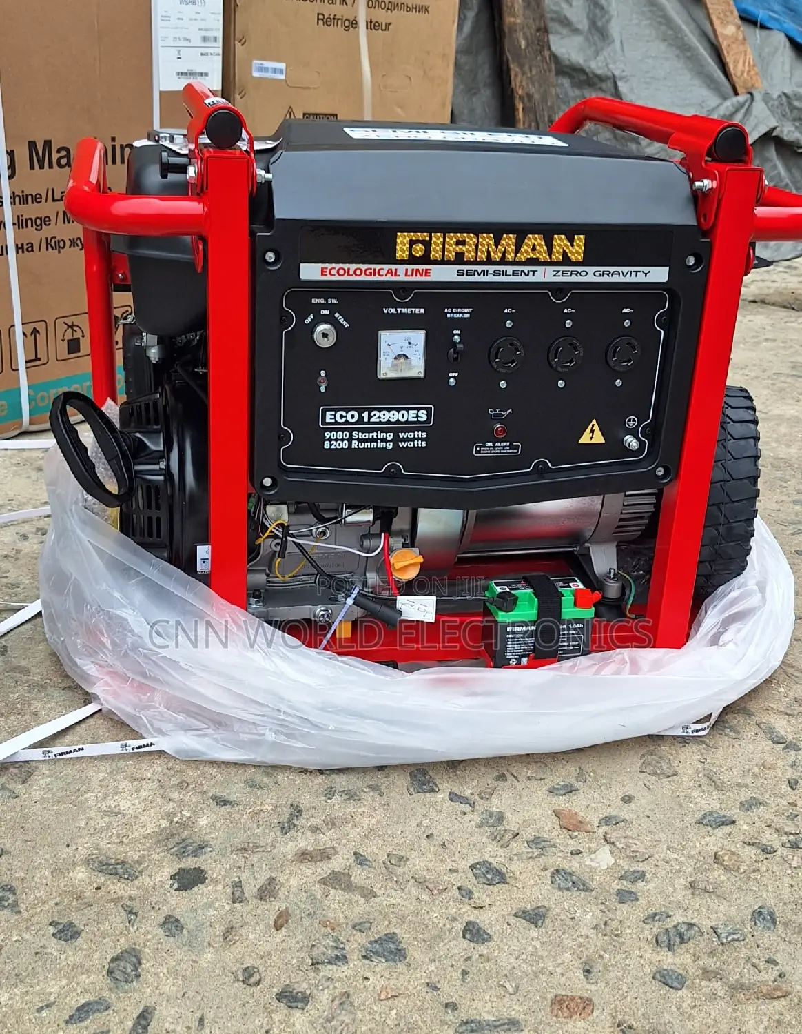 New Firman Generator With Key (Model Eco12990es) Copper 9KVA