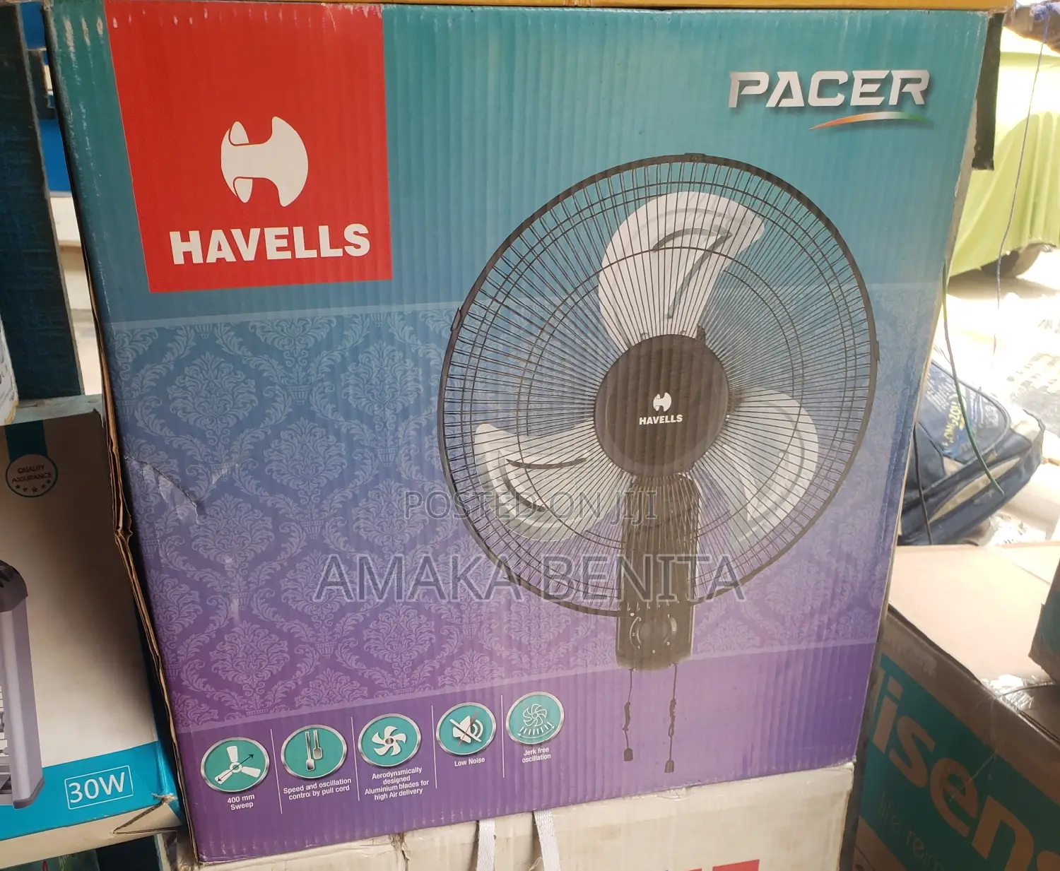 Havells Wall Fan 16" Plastic