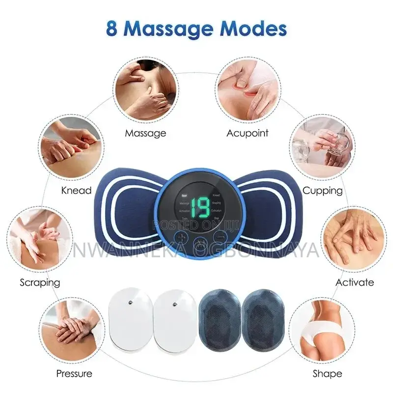Portable EMS Intelligent Mini Neck Massager