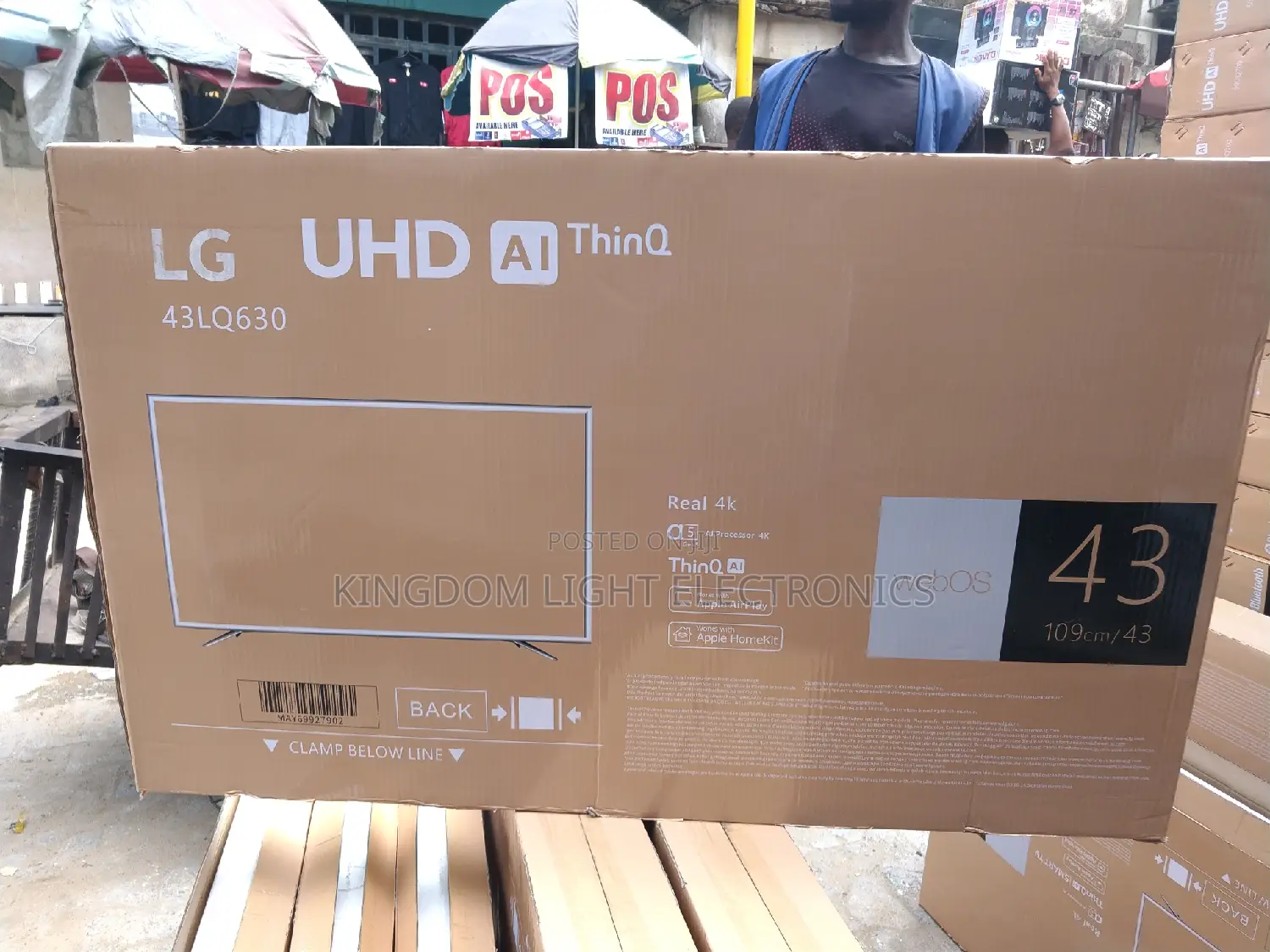 Original Lg 43inches Smart A1thinq Version.