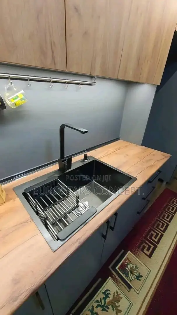 Single Bowl Black Kitchen Sink