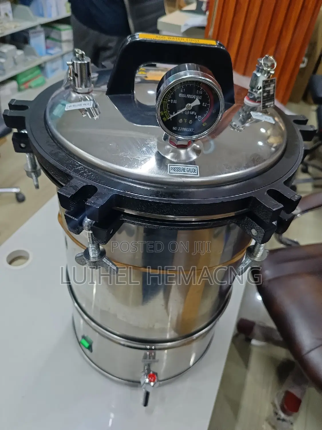 Pressure Steam Steriliser Autoclave 18 Liters