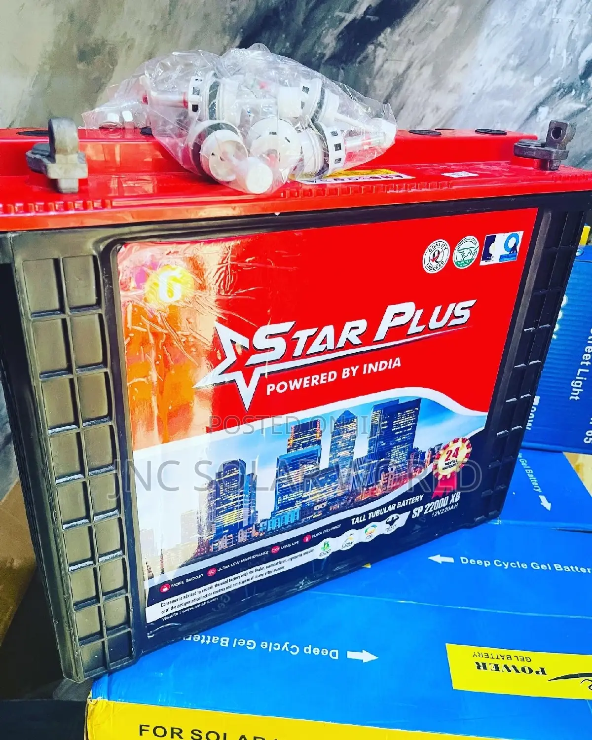 220ah/12v Star Plus Tubular Battery