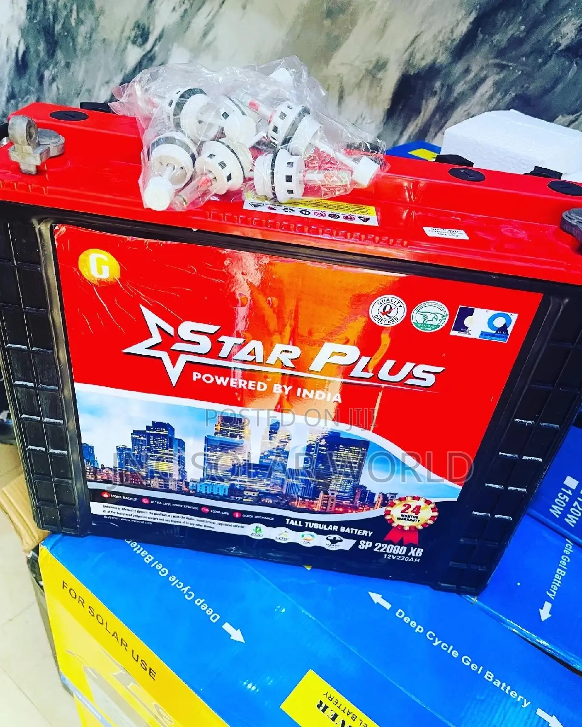220ah/12v Star Plus Tubular Battery