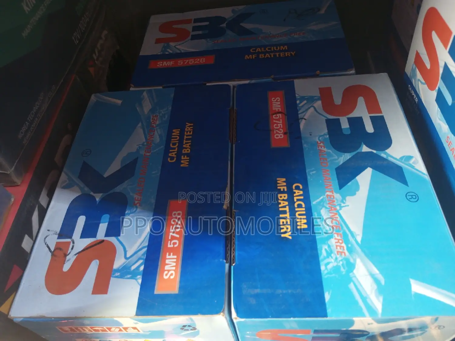 12V 75ah SBK Original Korea Battery.