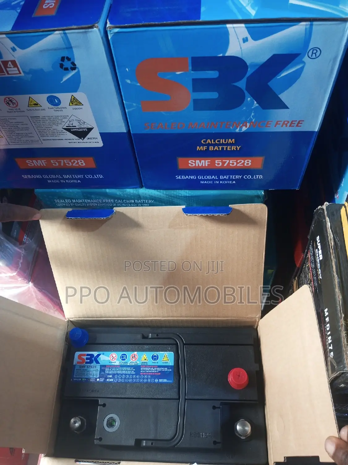 12V 75ah SBK Original Korea Battery.