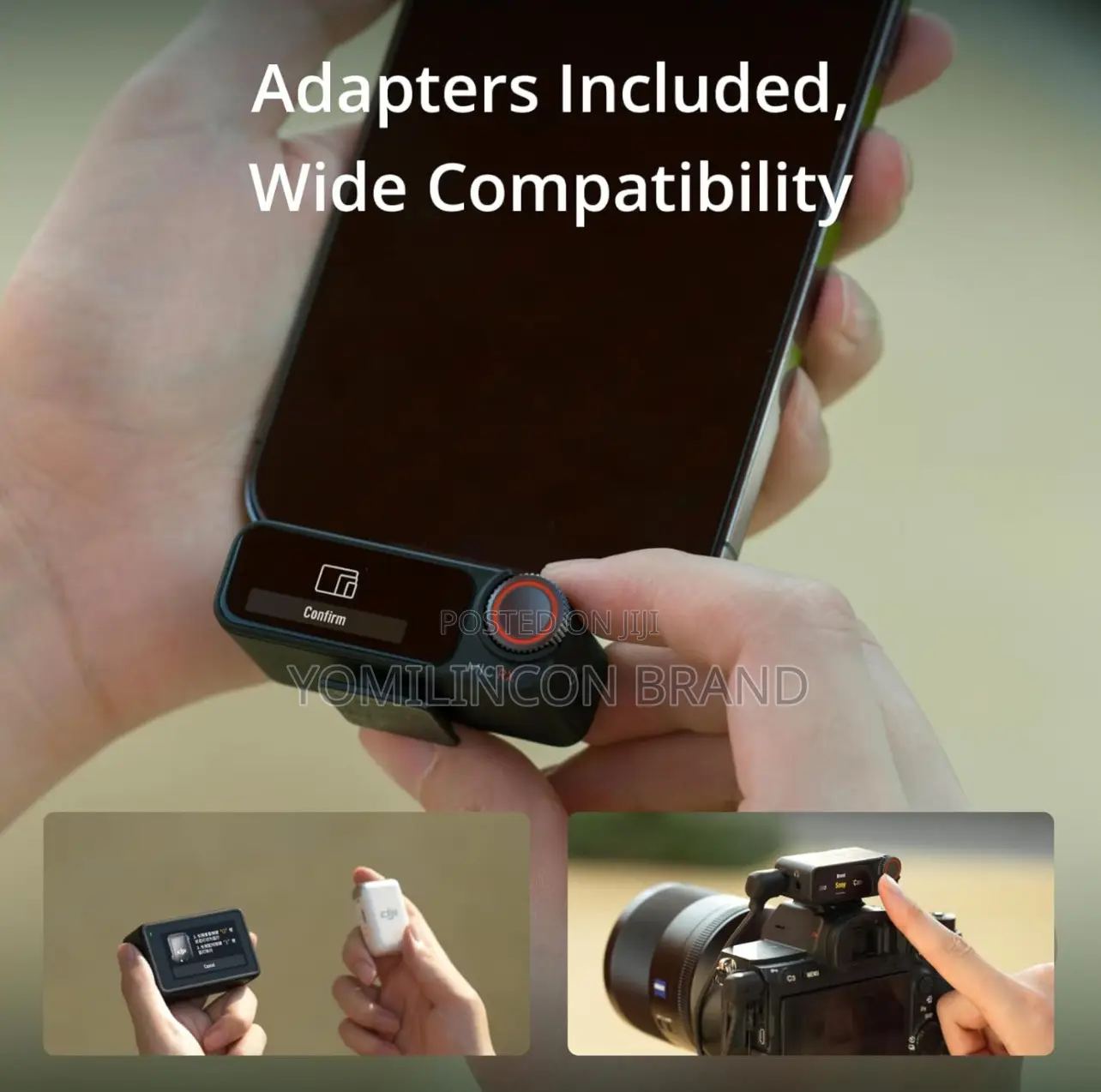 DJI Mic 2 (2 TX + 1 RX + Charging Case), All-in-one
