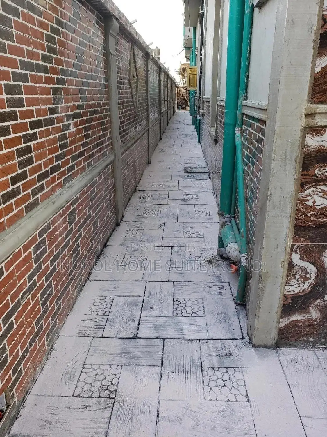 Durable Stamped Concrete Floor Installation.