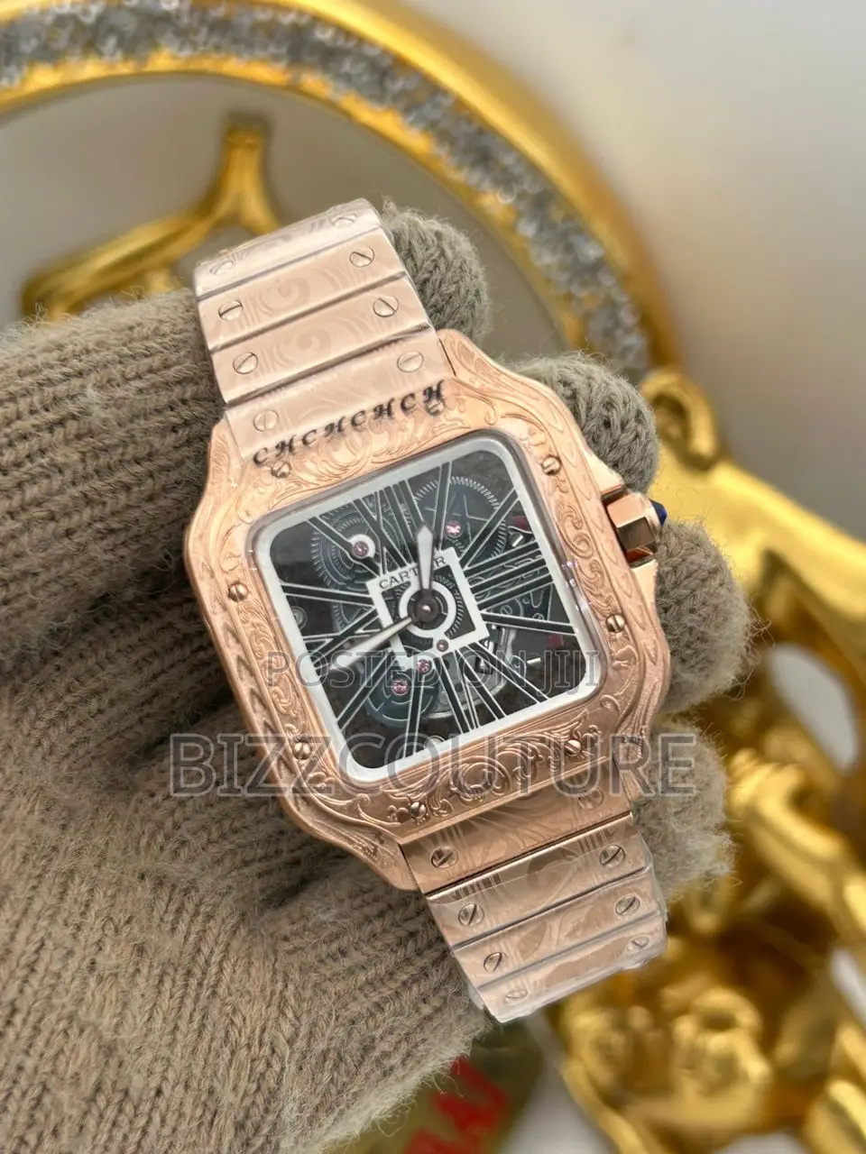 Original Cartier Mechanical Gold Chain Watch Is Available