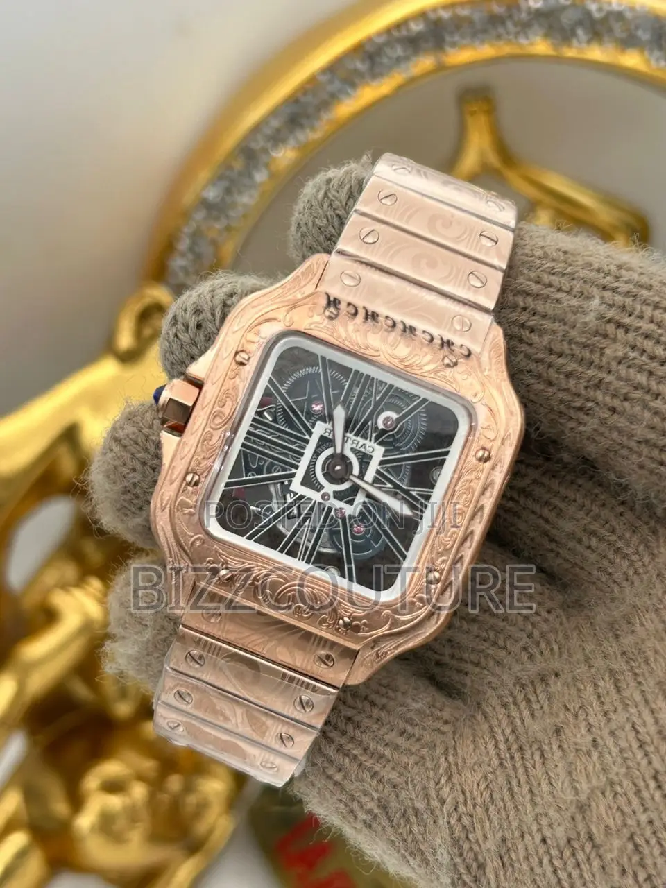 Original Cartier Mechanical Gold Chain Watch Is Available