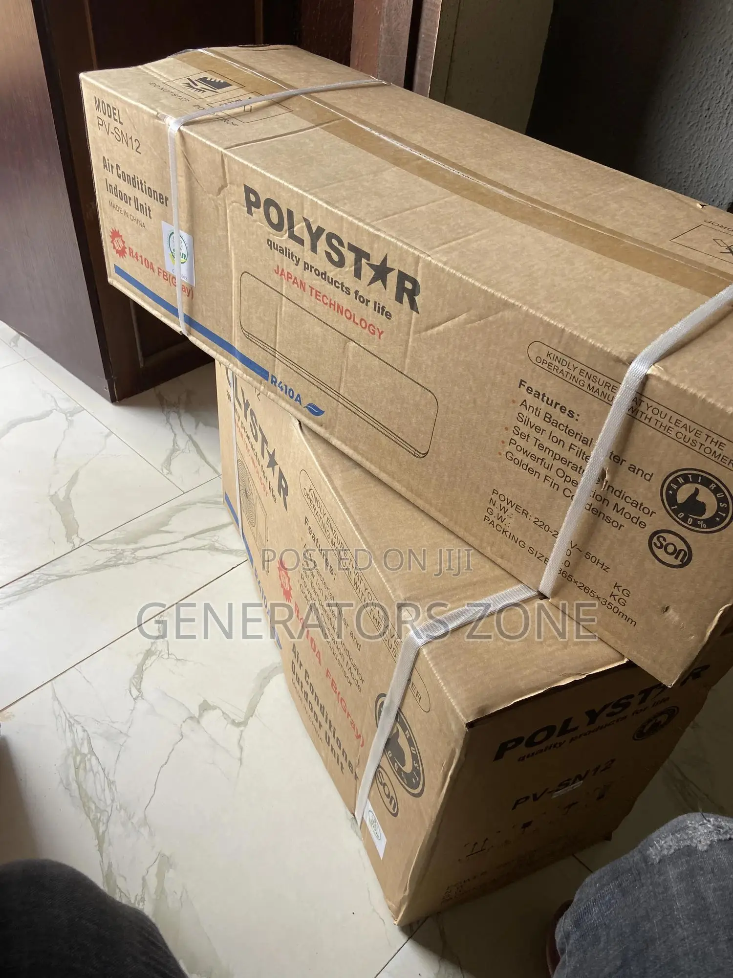 New in Quality 1.5hp Non-Inverter Polystar AC