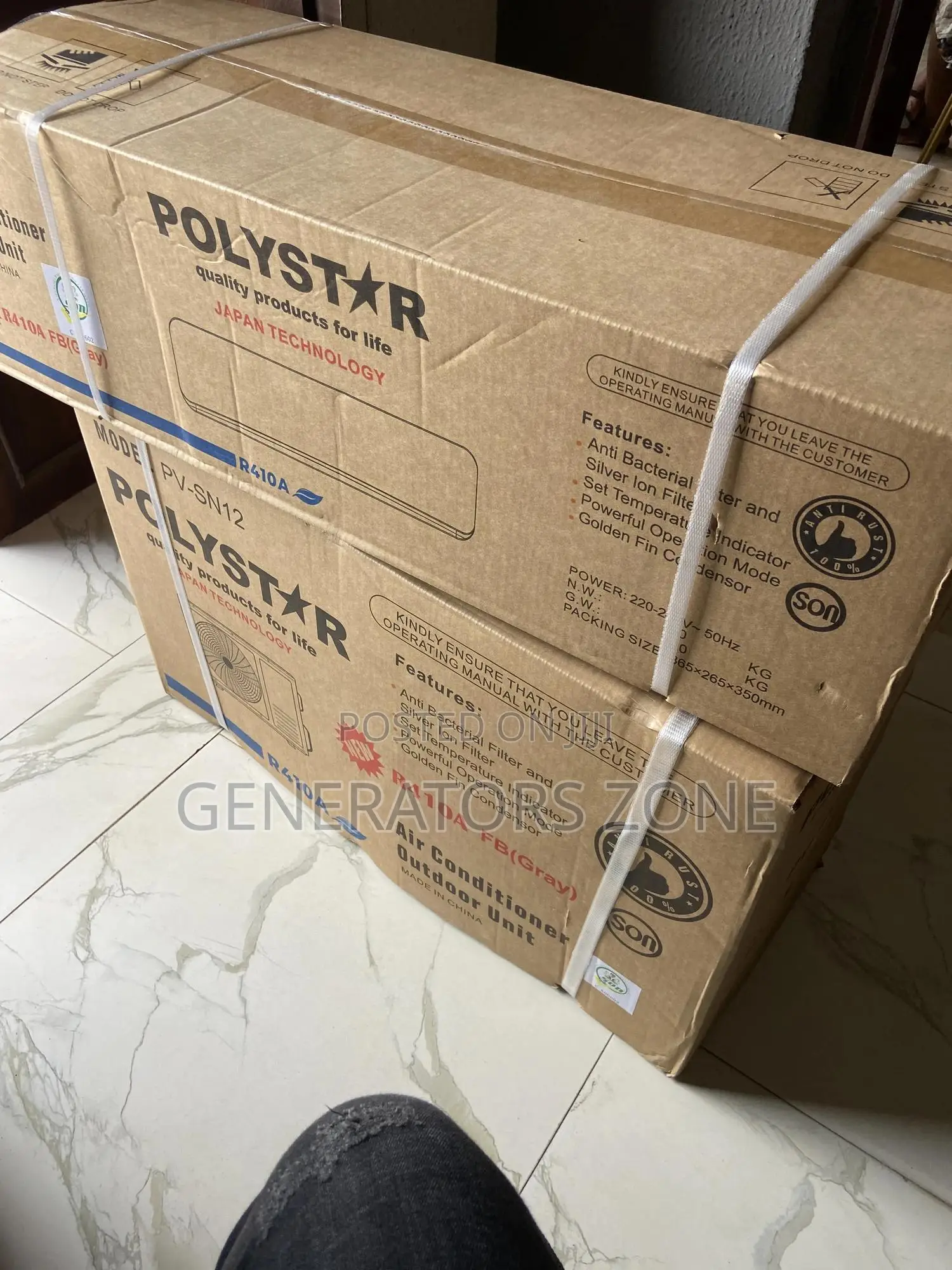 New in Quality Polystar 1.5hp Non-Inverter AC