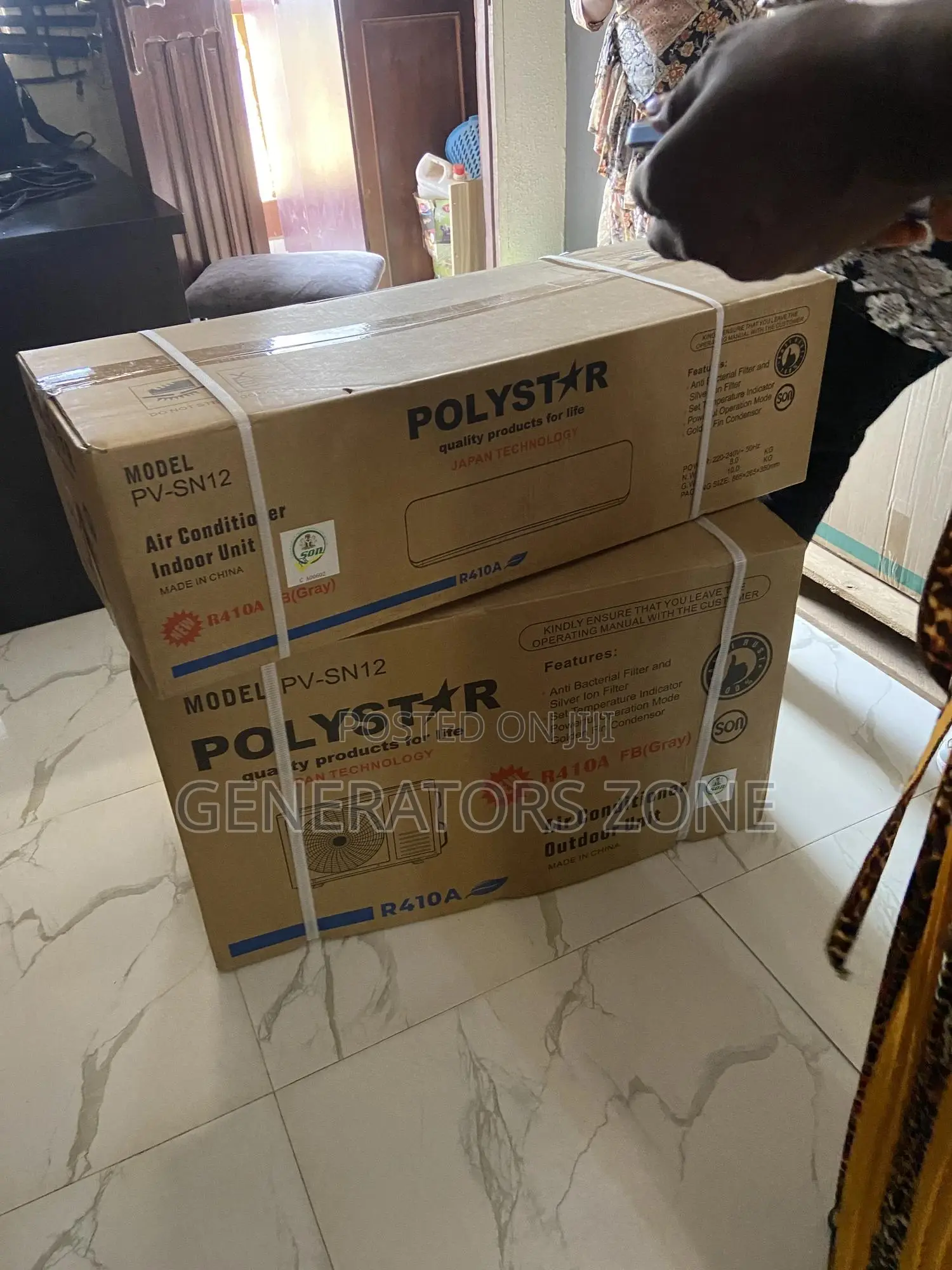 Noiseless Non-Inverter Polystar 1.5hp AC