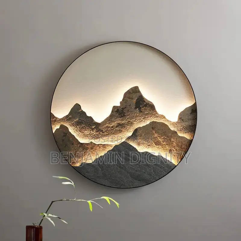 Modern Mural Wall Land Scape Lamp