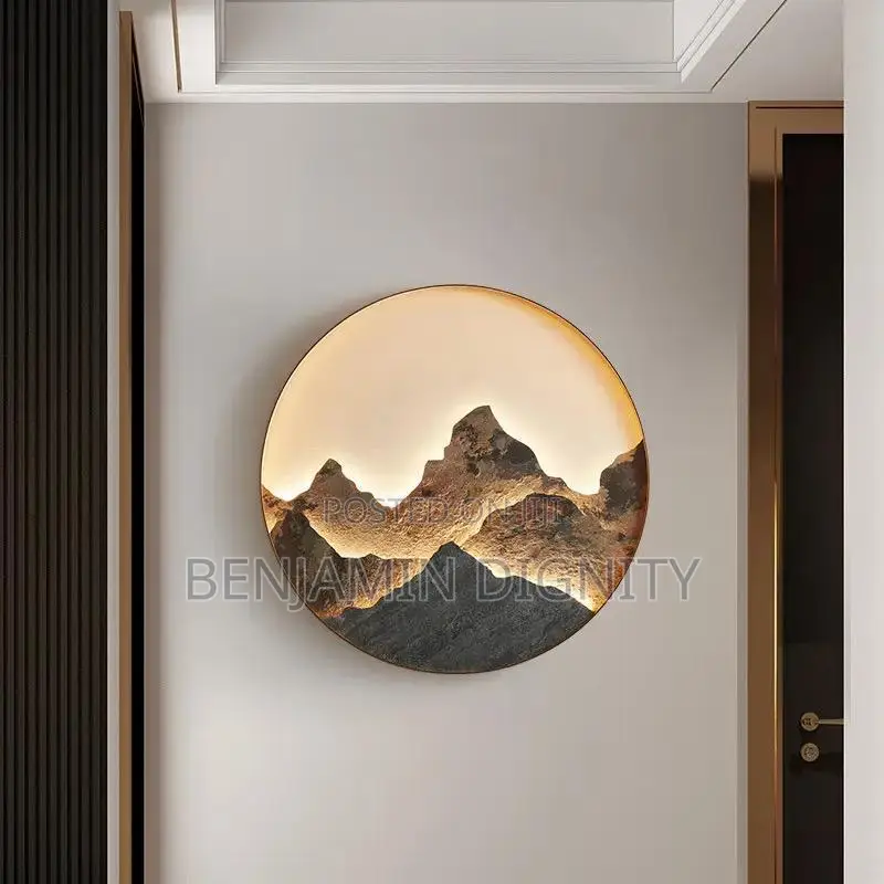 Modern Mural Wall Land Scape Lamp