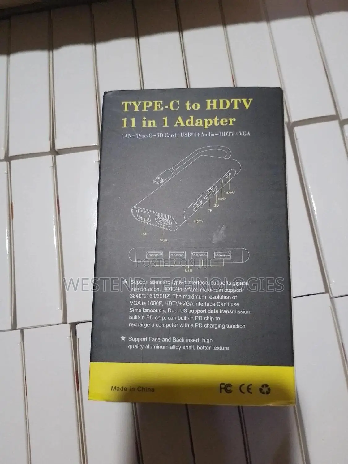 11 in 1 Type C Hub to HDMI,VGA,RJ45,3.5mm,Type C,TF,SD, USB