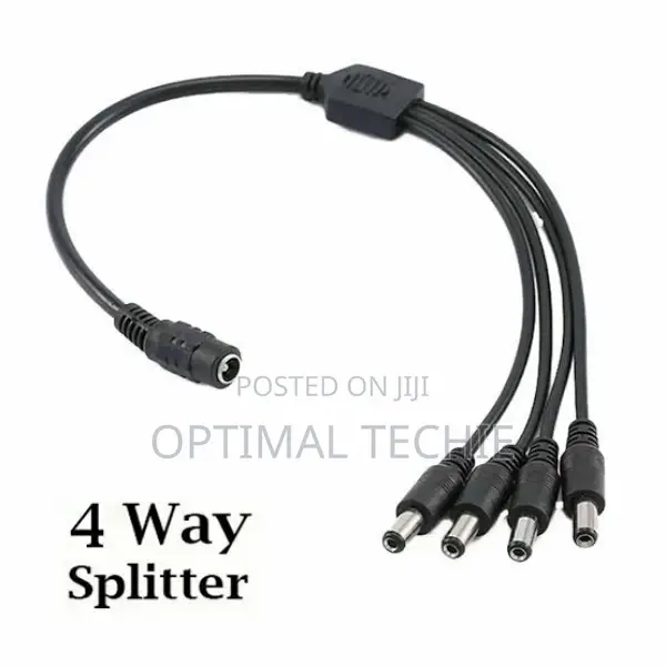 CCTV 4way Splitter Cable