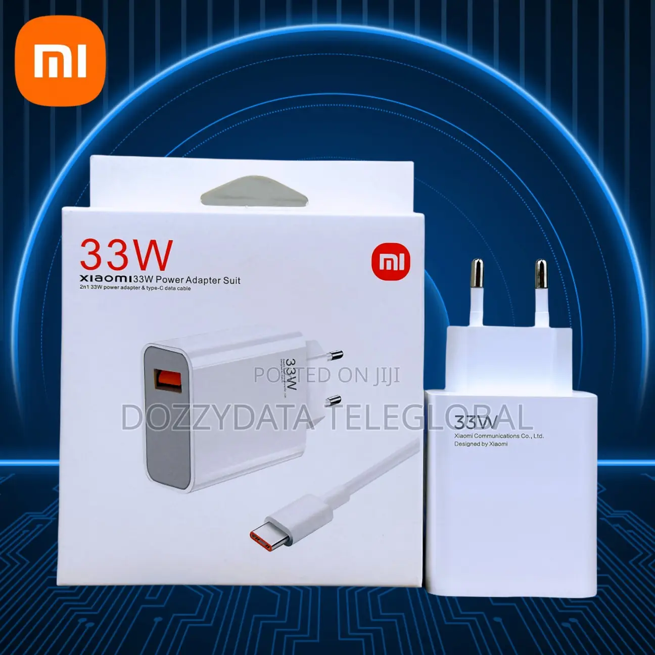 Original Xiaomi 33w Charger Eu Adapter Turbo Fast Charge Usb