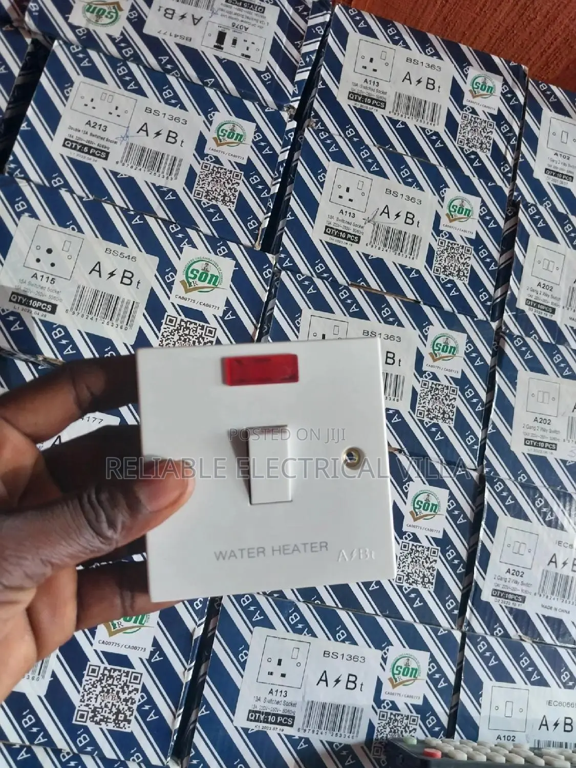20amps Ac Switch (Water Heater Switch)