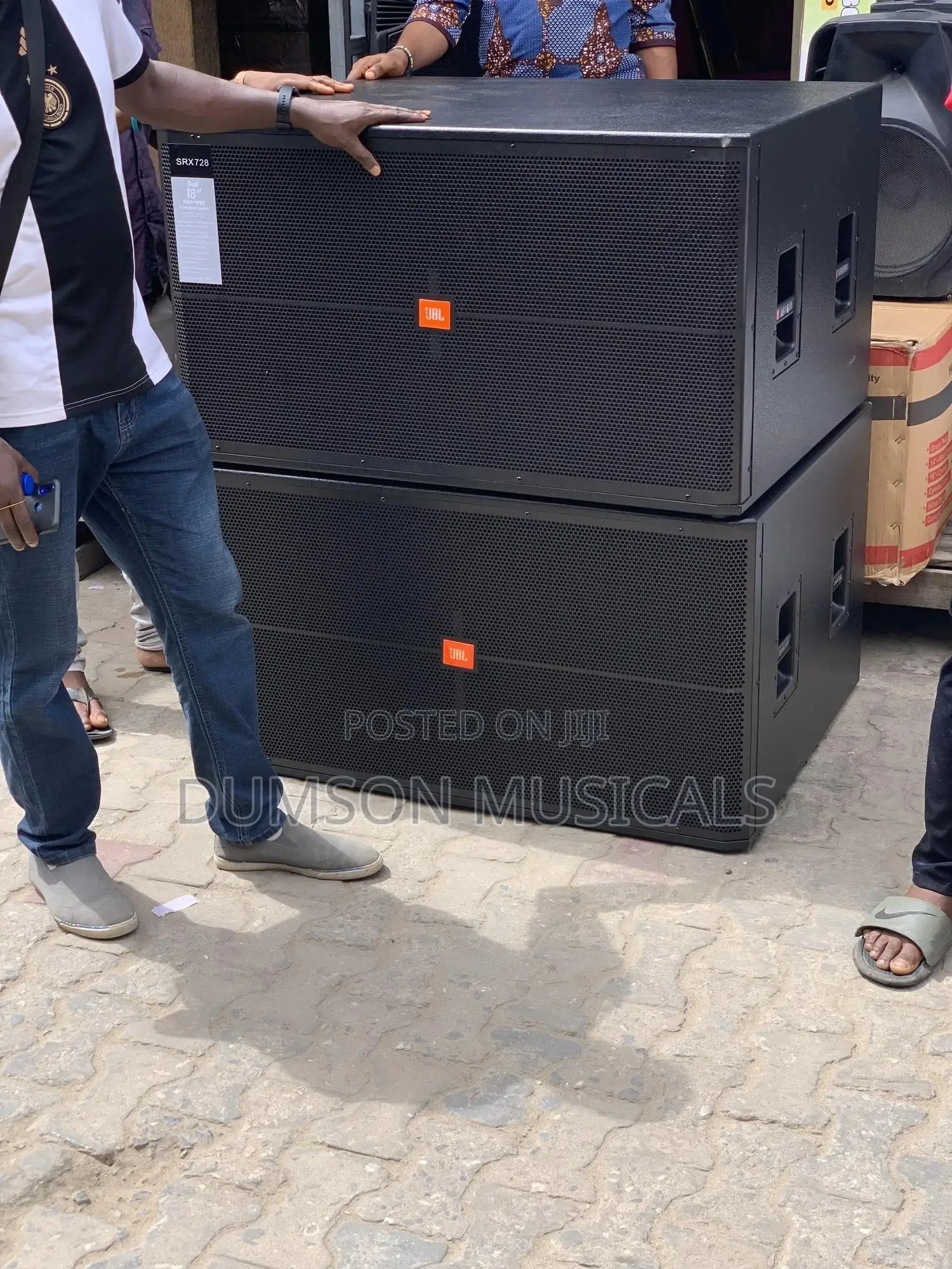JBL Double Subwoofer Big Magnet JBL Engraved on the Body