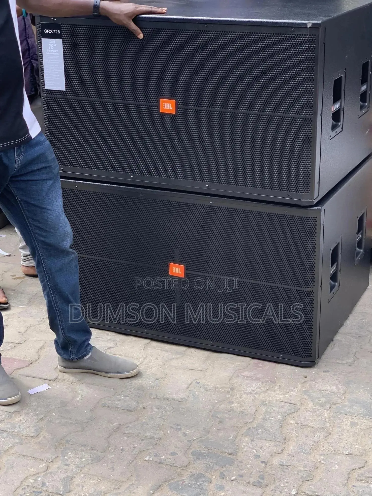 JBL Double Subwoofer Big Magnet JBL Engraved on the Body