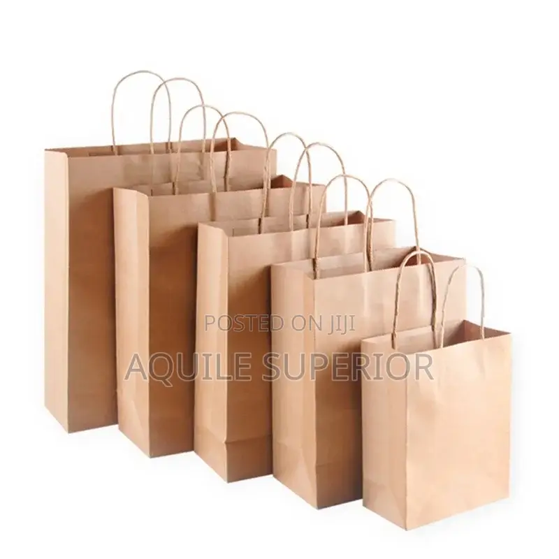 Natural Craft Paper Bags