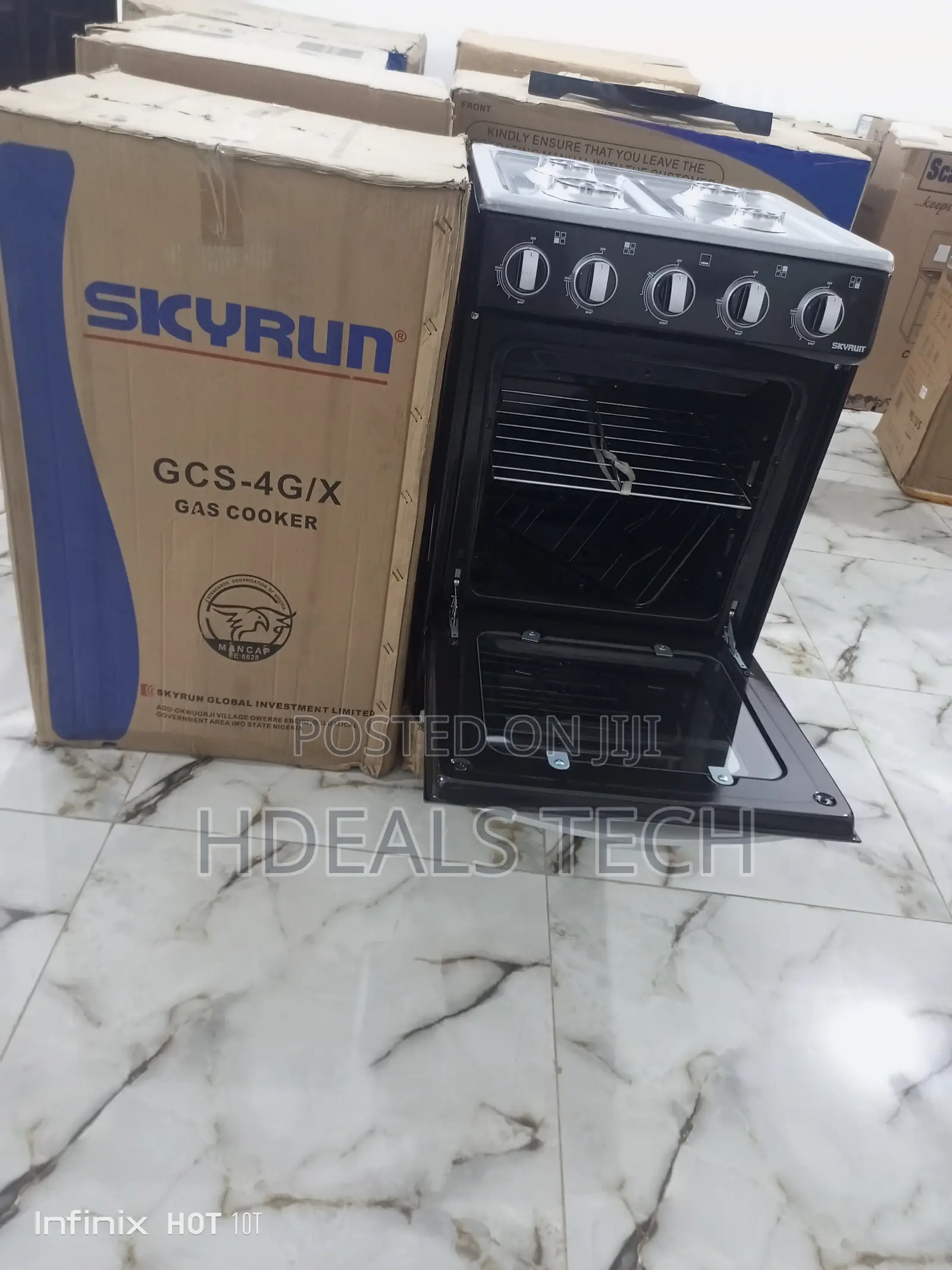Affordable 4 Burner Skyrun Gas Cooker
