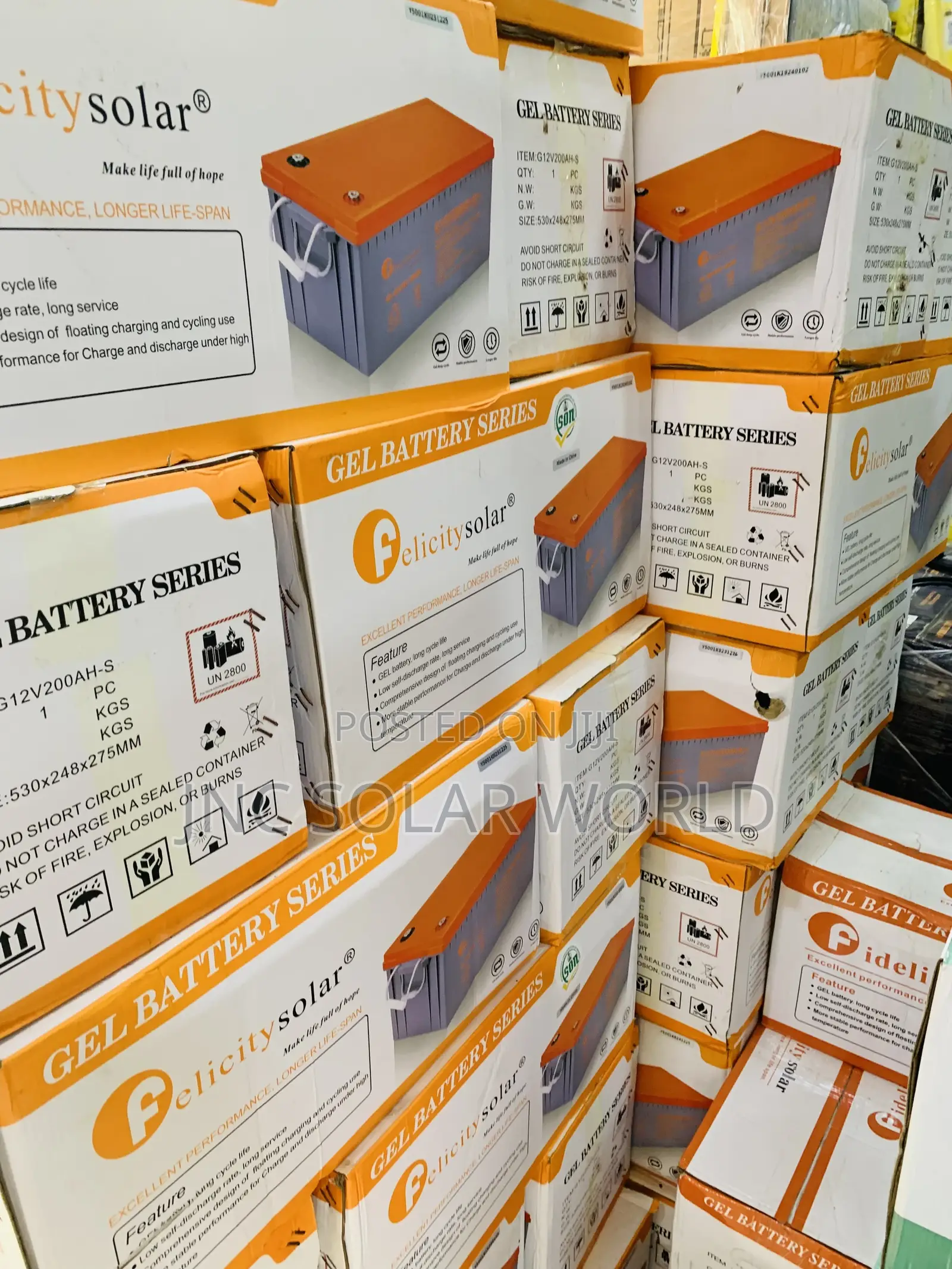 200ah/12v Felicitysolar Dry Cell Battery