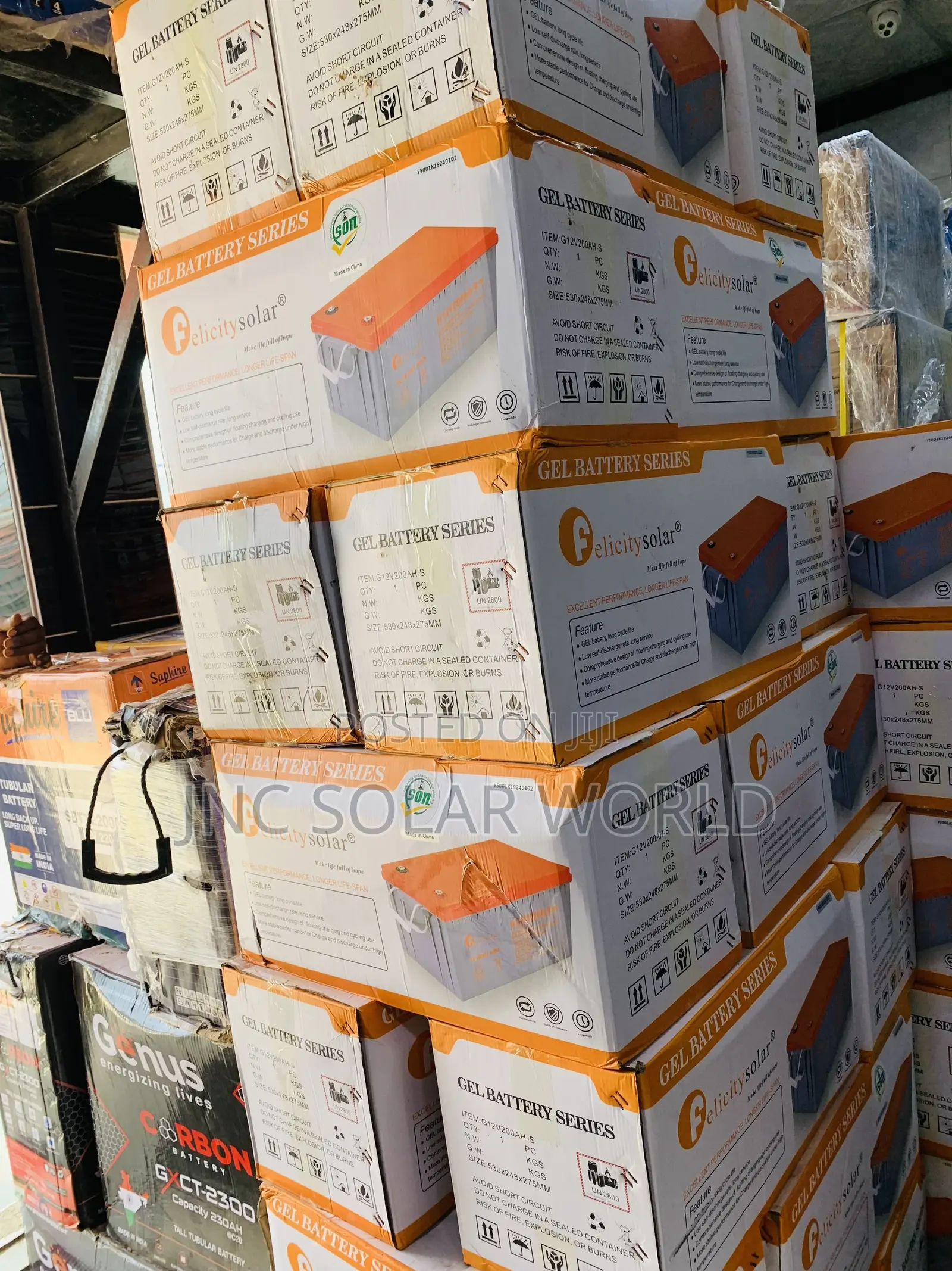 200ah/12v Felicitysolar Dry Cell Battery