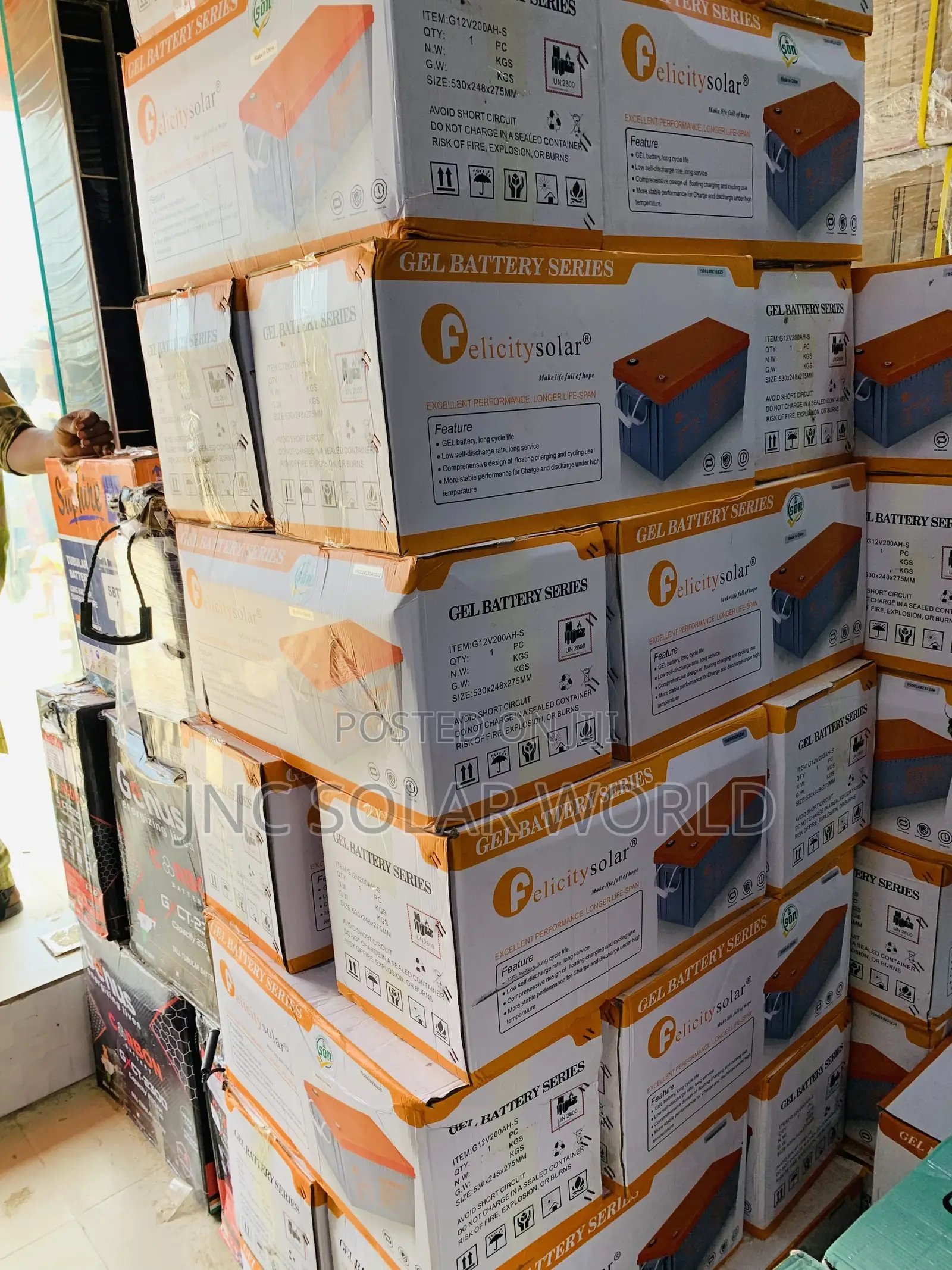 200ah/12v Felicitysolar Dry Cell Battery